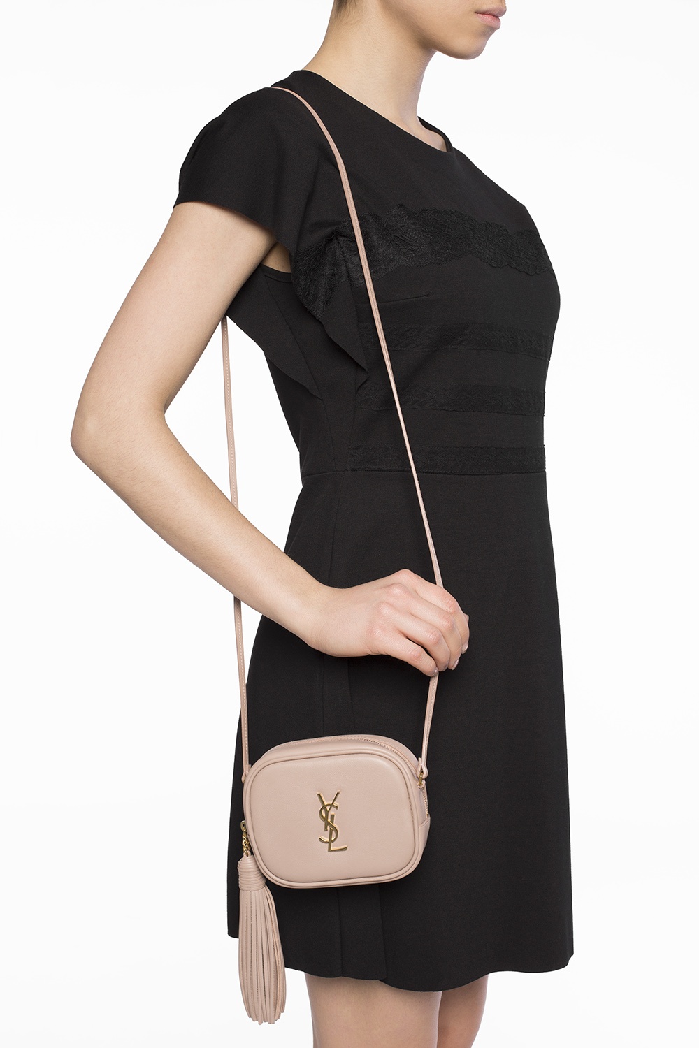 Monogram blogger bag online ysl